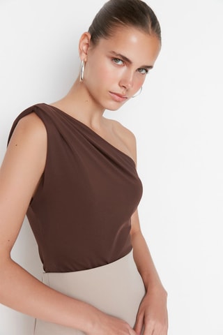 Body asymétrique Marron