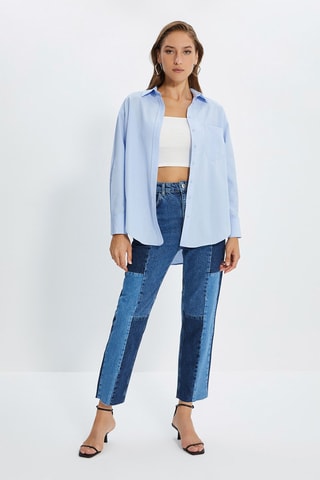 Blusa Azul-celeste