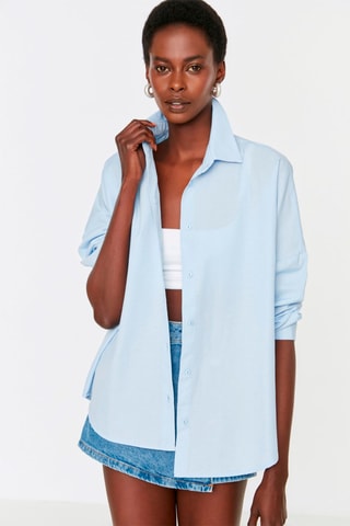 Camisa Azul-celeste