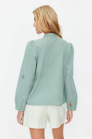Camisa regular - Verde