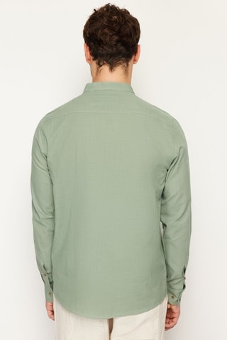 Camisa slim - Caqui
