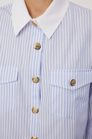 Camisa regular - Azul