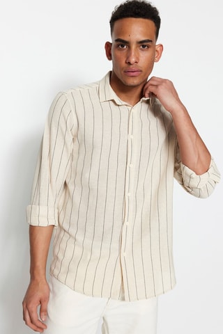 Camisa Preto e bege