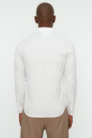 Camisa às riscas Branco