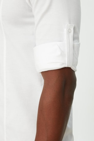 Camisa às riscas Branco