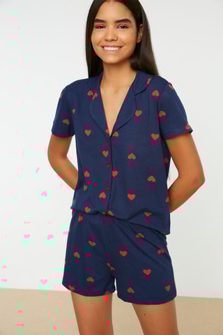 Pijama - Azul-marinho