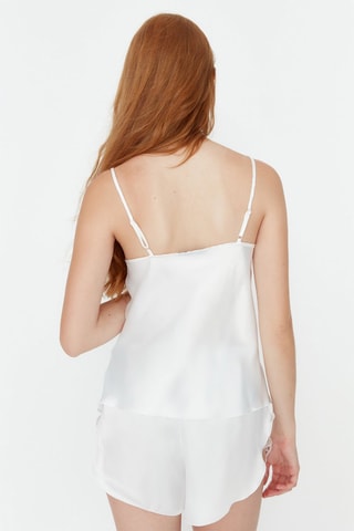 Pyjama taille haute - Ecru