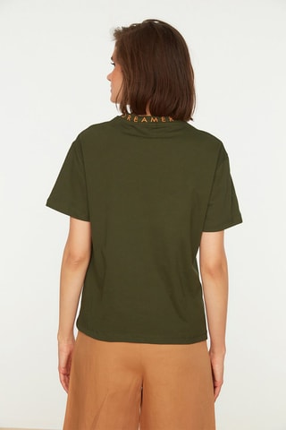 T-shirt Vert foncé 
