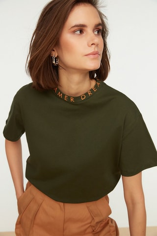 T-shirt Vert foncé 