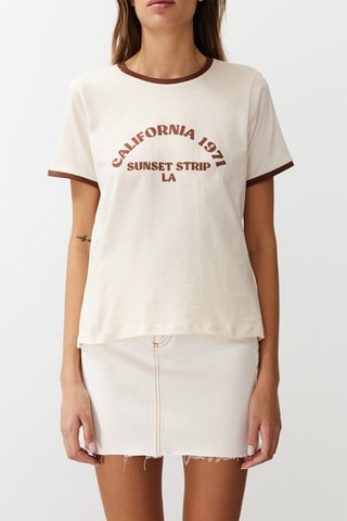 T-shirt - Beige