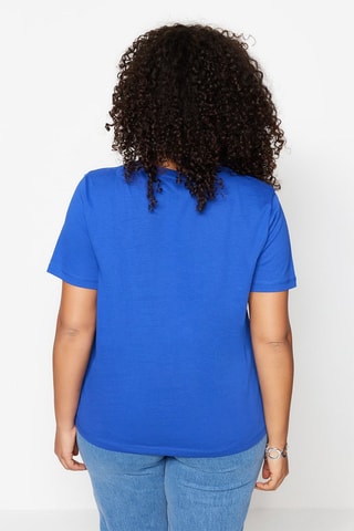 T-shirt - Azul-cobalto