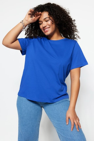 T-shirt - Azul-cobalto