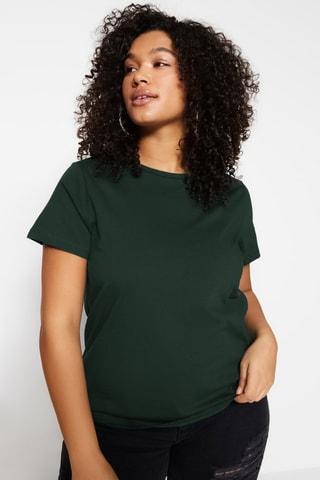 T-shirt regular - Verde-esmeralda