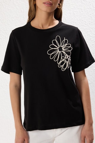 T-shirt regular - Noir