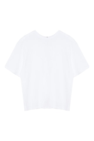 T-shirt relaxed - Blanc