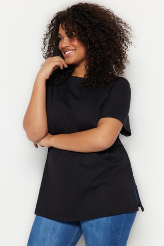 T-shirt Plus Size Preto