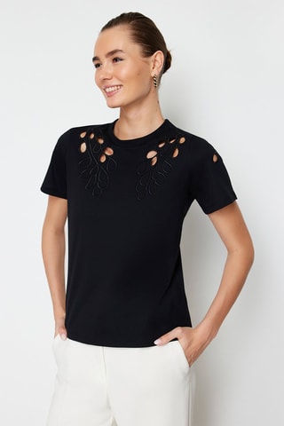 T-shirt regular - Noir