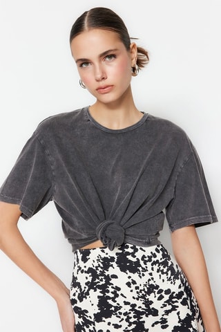 T-shirt oversize - Gris