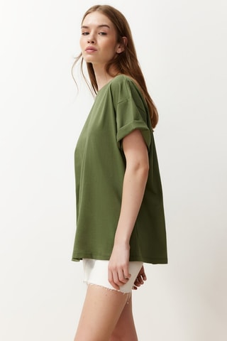 T-shirt oversize - Vert