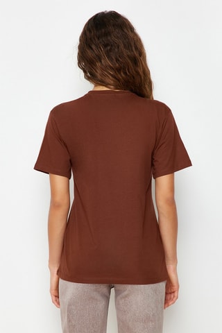 T-shirt Marron