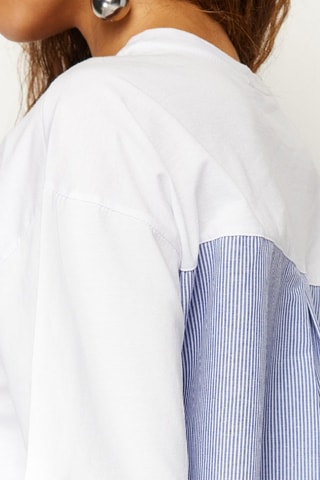 T-shirt oversize - Blanc