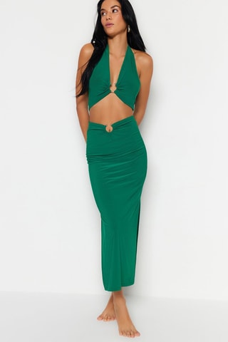 Top e saia - Verde
