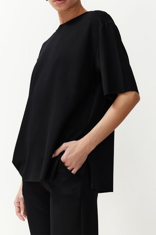 T-shirt e calças de treino - Preto