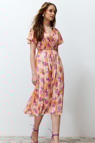 Robe midi - Orange