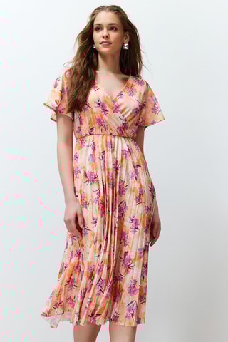 Robe midi - Orange
