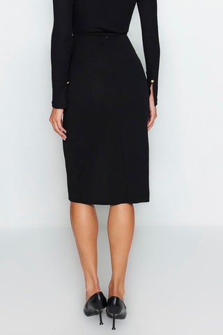 Saia midi - Preto