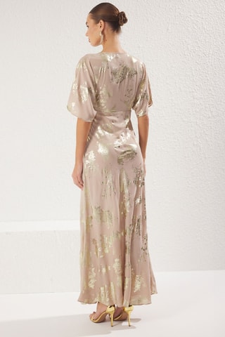 Vestido comprido - Bege
