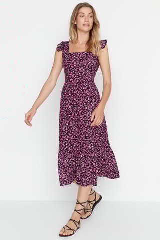 Robe midi - Noir