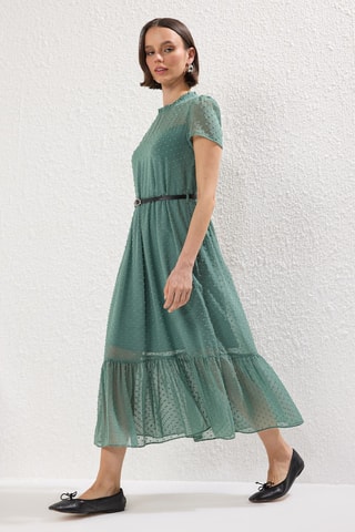 Robe midi - Kaki