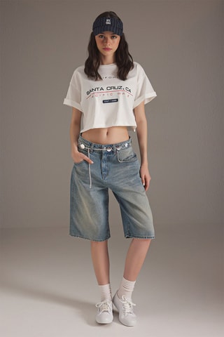 Bermudas de ganga - Azul-claro