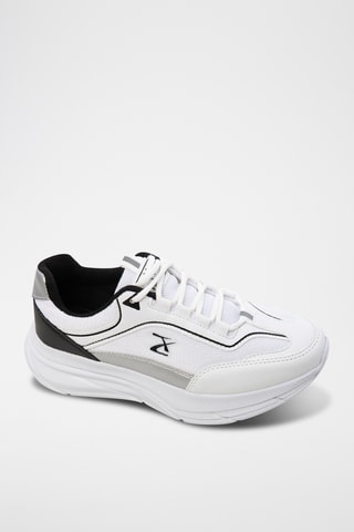 Sneakers com plataforma - Branco