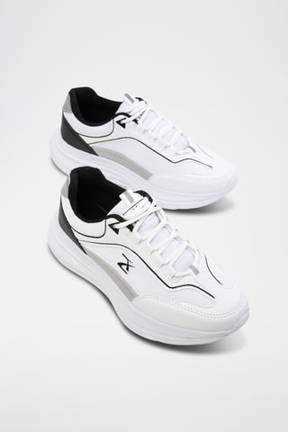 Sneakers com plataforma - Branco