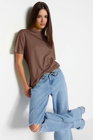 T-shirt - Marron clair