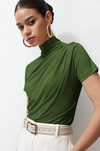 Top - Vert olive