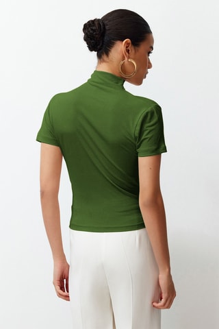Top - Vert olive