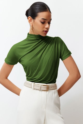 Top - Vert olive