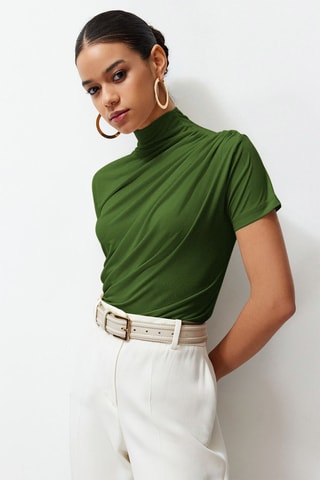 Top - Vert olive
