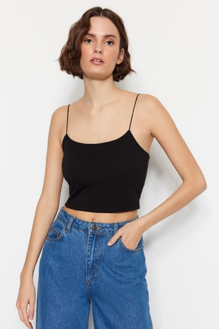2 crops tops - Noir