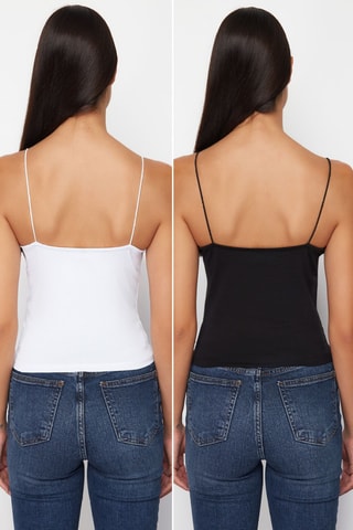 2 tops - Noir et blanc