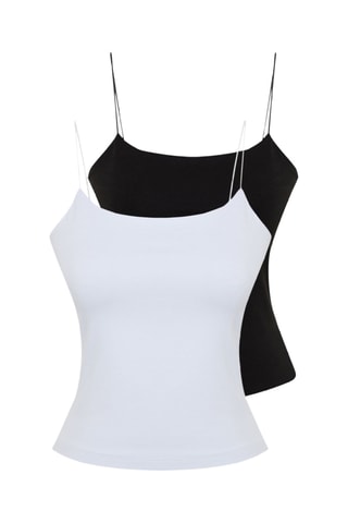 2 tops - Noir et blanc