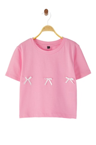 T-shirt cropped - Rose