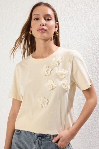 T-shirt - Beige