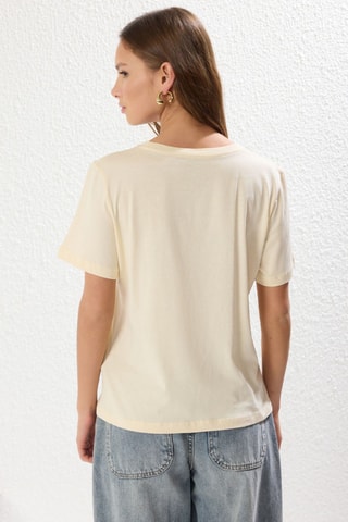 T-shirt - Beige