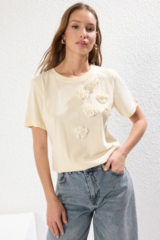 T-shirt - Beige