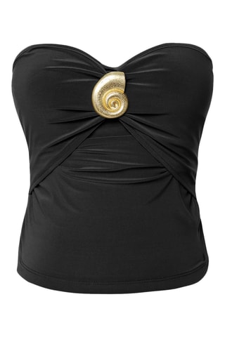 Crop top bustier - Noir