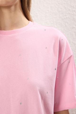 T-shirt oversize - Rose